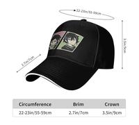 Gorra de béisbol Andrew and Ashley El ataúd de Andy y Leyley Gorra de Camionero con Estampado para Mujeres y Hombres Gorra Snapback Casual Sun Visor