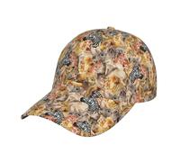 Gorra De Béisbol Animales Africanos Coloridos En Acuarela Gorra Trucker Ajustable Snapback Sombrero Proteccion Solar Golf Hat para Viaje Camping Running