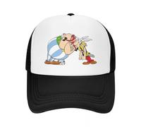 Gorra de béisbol Astérix y Obélix Dogmatix, de Malla, Ajustable, Estilo Hip Hop, Unisex, policromada.