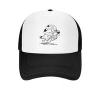 Gorra de béisbol Astérix y Obélix Dogmatix Ideafix Obelix Dog Casual Mesh Ajustable Hip Hop Verano Unisex Gorras de béisbol