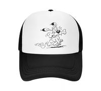 Gorra de béisbol Astérix y Obélix Dogmatix Ideafix Obelix Dog Casual Mesh Ajustable Hip Hop Verano Unisex Gorras de béisbol