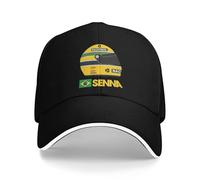 Gorra de béisbol Ayrton Senna Racing Car para Hombre y Mujer, Informal, para Exteriores, Deportiva, de Verano, Ajustable