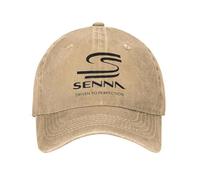 Gorra de béisbol Ayrton Senna Racing Car Retro Desgastada Lavada Sol Unisex Exterior Verano Ajustable