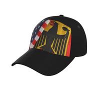 Gorra De Béisbol Bandera De Estados Unidos Y Alemania Snapback Sombrero Adjustable Gorra Trucker Proteccion Solar Golf Hat para Running Viaje Camping