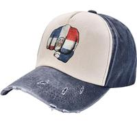 Gorra De Béisbol Bandera De La República Dominicana Primera Potencia Gorras De Hombre Transpirable Gorra Trucker Casual Golf Hat para Running Cámping Senderismo