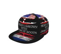 Gorra De Béisbol Bandera De Paraguay Y Bandera De Estados Unidos Gorras De Hombre Adjustable Golf Hat Casual Gorra Trucker para Pescar Viajes Camping