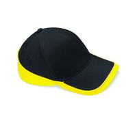 Gorra De Béisbol Beechfield B171 De Algodón Cepillado En Contraste