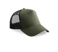 Gorra De Béisbol Beechfield Con Panel Frontal De Algodón Y Media Malla