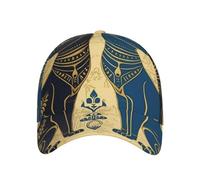 Gorra De Béisbol Black Egyptian Cat Ancient Mythology Gold Snapback Sombrero Unisexo Gorra Trucker Adjustable Gorras De Hombre para Camping Senderismo Running