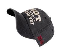 Gorra de béisbol bordada de algodón - Diseño vintage humorístico Not Dead Word Gorra ajustable - para hombres, jóvenes, ancianos, viajes, correr, senderismo, escalada de montaña, gris oscuro