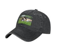 Gorra de béisbol, casqueta de Mezclilla Lavada, Gorra Deportiva, Sombreros para papá, Sombreros de Camionero para Unisex,Perros Boxer Hierba Verde Mascotas Perros De Césped