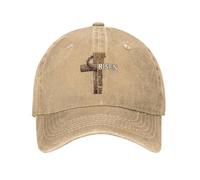 Gorra de béisbol Casual de algodón Transpirable Cruz de Pascua He Is Risen Gorra de Camionero de Verano Protector Solar Gorras de Pesca Gorras de béisbol de Pareja Regalo