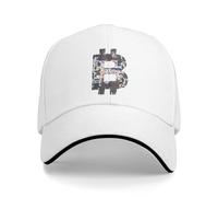 Gorra de béisbol Casual de Bitcoin Verano BTC Big B Logo Gorra de Camionero Transpirable Deportes al Aire Libre Hip Hop Sombreros Mujeres Hombres Gorras Divertidas