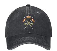 Gorra de béisbol Casual de Las Fuerzas de caballería del ejército español Gorra de Camionero de Verano con Bandera de España CAM Caza Gorra Snapback para Hombres Gorras de béisbol