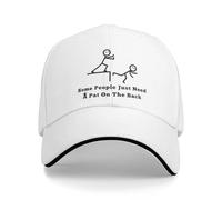 Gorra de béisbol Casual de Primavera. Algunas Personas Solo Necesitan una palmada en la Espalda Gorra de Tenis para Camioneros de Diseño