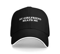 Gorra de béisbol Casual de Verano de Moda Lavada de algodón Mi Novia Yo Gorra de Camionero para Mujeres Gorras de béisbol de Moda
