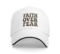 Gorra de béisbol Casual de Verano Fe Cristiana Ante el Miedo Caza de Camping, Gorras de Hip Hop para Hombres Unisex, Gorra de béisbol Mona y2k