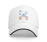 Gorra de béisbol Casual de Verano Gorra de Camionero para Deportes al Aire Libre Fantastic Four para Mujeres Hombres Sombrero Snapback Y2k Transpirable