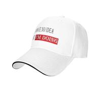 Gorra de béisbol Casual de Verano No Tengo Idea de lo Que Estoy Haciendo Senderismo Pesca Hip Hop Sombreros para Hombres Mujeres Diseño de Visera Solar Gorra Snapback