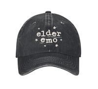 Gorra de béisbol Casual Elder EMO Vintage y clásica para Hombres Adulto Verano Senderismo Pesca Gorra de Camionero y2k Gorras de béisbol Divertidas duraderas y cómodas