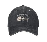 Gorra de béisbol Casual Fishbone Time Fish Bone Summer Trucker Hat Hunting Camping Hip Hop Hats Pareja Mujeres Sombreros