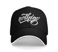 Gorra de béisbol Casual Impresa con Letras de Arte Verano Nada Gorra de Camionero Protector Solar Correr Gorras Hippies Mujeres Masculinas Y2k