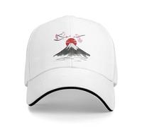 Gorra de béisbol Casual Mount Japan Sakura Gorra de Camionero de Verano Protector Solar KPOP Rock Sombreros Hip Hop Birras de Moda Masculinas Unisex