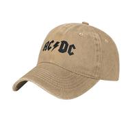 Gorra de béisbol Casual Negra con diseño de Logotipo de AC para Hombres y Mujeres Verano DC Running Hippie Hip Hop Hats y2k Cool Hat