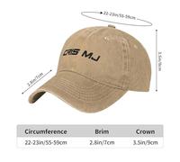 Gorra de béisbol Casual Rapper Cris MJ para Hombres y Mujeres Verano Gimnasio al Aire Libre Hip Hop Hats Gorra Snapback Vintage
