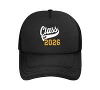 Gorra de béisbol, Clase de 2026 Graduación Escuela Secundaria Universidad Último año Gorra de Golf Casual, Clásica Sombrero Sol para Caza Motociclet Hombre