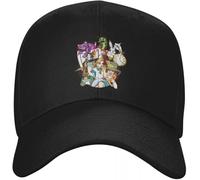Gorra de béisbol clásica Alicia en el país de Las Maravillas, Fuera del Agujero Sombrero de Hip Hop Visera de Hombre de Lujo Negro