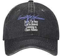 Gorra de béisbol clásica Chase Atlantic Lost in Heaven Moda Banda de Denim desgastada R&B Headwear Hombres Mujeres Regalo de Verano al Aire Libre Gorras
