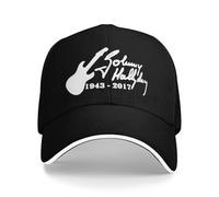Gorra de béisbol clásica con Estampado Johnny Hallyday Sombrero de Cubo de Leyenda del Rock francés Unisex Ajustable Snapback Sun Hat Men Sandwich Cap