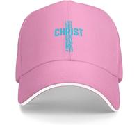 Gorra de béisbol clásica con texto en inglés "I Can Do All Things Through Christ S Trucker Summer Transpirable Beach Fits Adjustable
