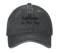 Gorra de béisbol clásica Exfoliante The Bad Vibes Beach Verano Sol Negro Sombrero Deportivo Casual y Ajustable para Hombre