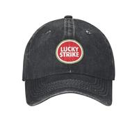 Gorra de béisbol clásica, Letras Lucky Strike, música, Vaqueros Retro de Alta Gama, Vaqueros Lavados para Hombres, Mujeres Soles, Hip Hop Snapback, Deportivo Snapback, algodón Ajustado Gorro