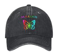 Gorra de béisbol clásica Mariposa Pareja de Mujeres diseñadoras Camionero Verano Vintage Gimnasio Deportivo Casual Transpirable Ajustable y Ajustable Gorra de algodón