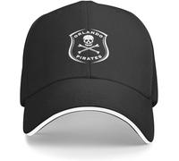 Gorra de béisbol clásica Orlando Pirates Snap Back Sombrero Hip Hop Vintage Summer Hat, Niño Negro