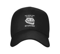 Gorra de béisbol clásica Personalizada Divertida Cómica Rabia Troll Hombres Mujeres Humor Transpirable Sarcástico Exterior Snapback Ajustable Deportiva Ajuste Algodón Gorra