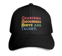 Gorra de béisbol clásica versátil Carisma, Singularidad, Nervio y Talento [Drag Race] Salida a la Playa Golf Usar Gorras Personalizadas para Mujeres 2025 Regalos Deportivos para Hombres