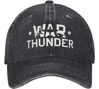 Gorra de béisbol clásica Vintage War Thunder Shotting Game para Hombres y Mujeres con Denim Desgastado Lavado Gorra de Sol World of Planes Outdoor Adjustable Hats