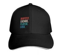 Gorra de béisbol clásica y versátil Mejor jugador de Euchre de todos los tiempos - Tarjeta Euchre Regalo Golf Playa Niños Sombrero Hombres Béisbol Para Hombres Mujeres Regalos deportivos PLeisure