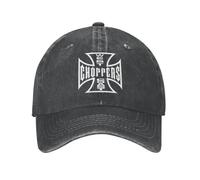 Gorra de béisbol Clásico algodón West Coast Iron Choppers para Hombres y Mujeres Gorra Ajustable Vintage Outdoor Workouts Soft Sun Cap Regalo