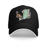 Gorra de béisbol Color Puro Papa Latra Visor de Sol Femenino Lucky Luke Cartoon Peaked Regalo