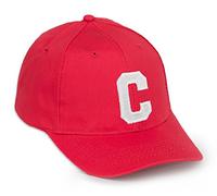 Gorra de béisbol, color rojo con letra en negro, letras A-Z rojo C Talla única