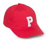 Gorra de béisbol, color rojo con letra en negro, letras A-Z rojo P Talla única