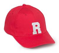 Gorra de béisbol, color rojo con letra en negro, letras A-Z rojo R Talla única