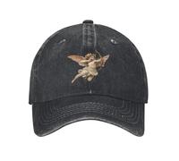 Gorra de béisbol con diseño de Cupido Volando con Arco y Flecha, Informal, para Mujer y Hombre, para Verano, para Deportes al Aire Libre, Estilo Camionero, Ajustable.