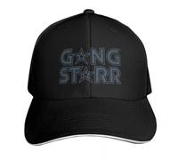 Gorra de béisbol con Doble Estrella de Gang Starr |-F-| Gorra Snapback Protector Solar Sombreros de Hombre Mujeres
