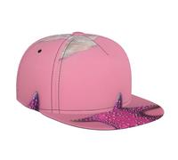 Gorra de béisbol con estampado de playa de arena rosa para hombres y mujeres, perfecta para viajes, actividades al aire libre, vacaciones en la playa y mucho más
